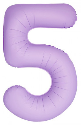 Цифра 5 Лаванда