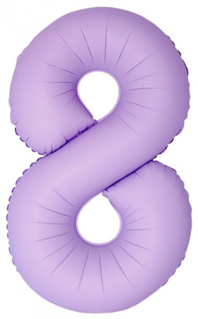 Цифра 8 Лаванда